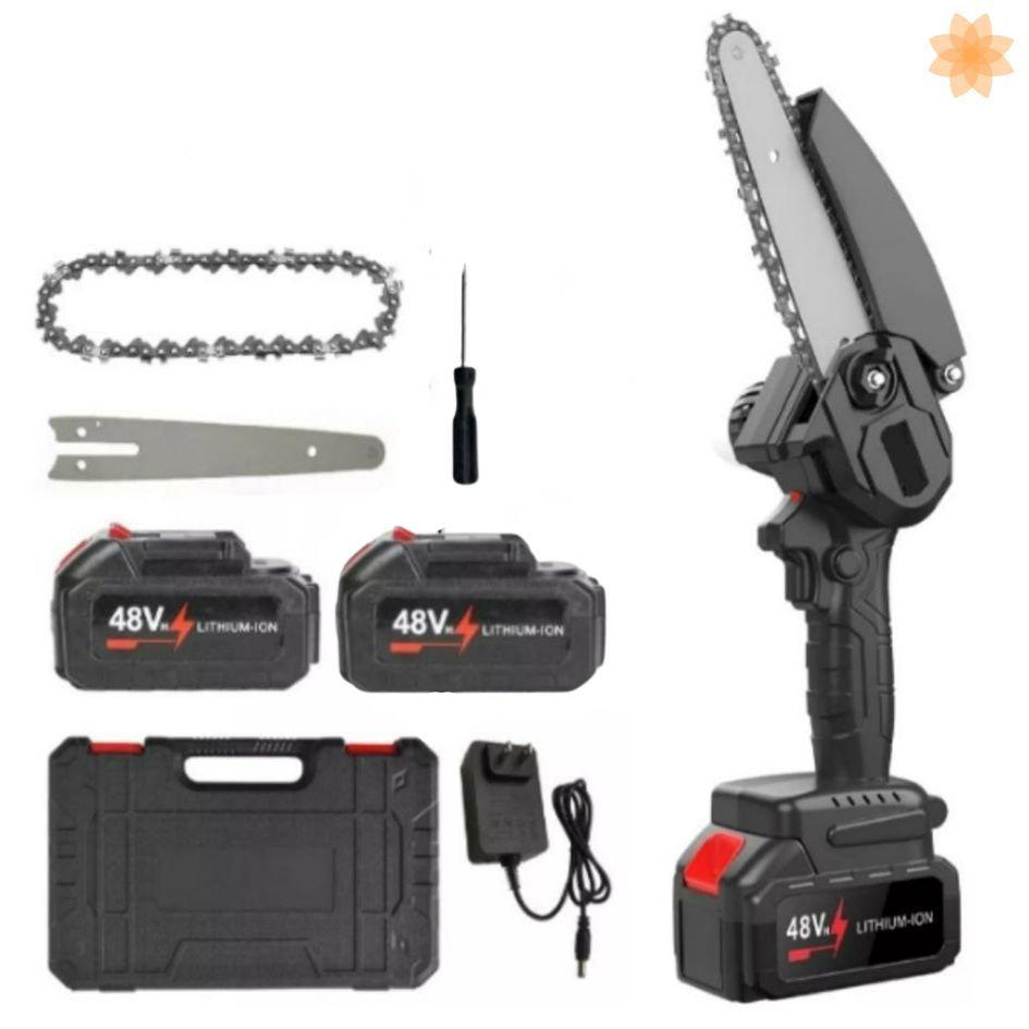 MotoSierra Electrica 2 baterias 7pulg